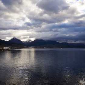 Ushuaia's morning blue