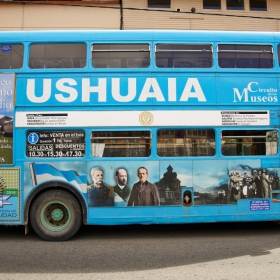 Ushuaia's City Site seening bus