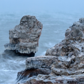 за мъглата, водата и ледът 