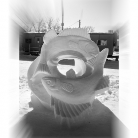 Snow sculptures festival