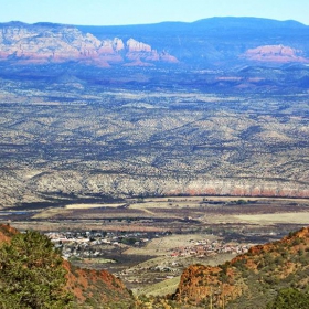 Verde Valley from the top of the Woodchute Mountain