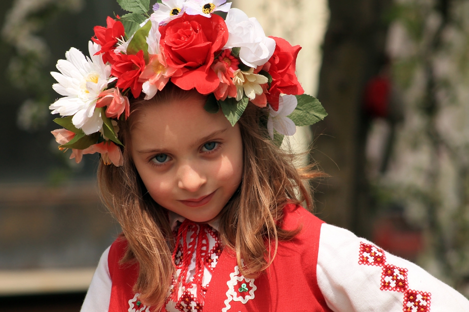 Мамина лазарка, засмяна!