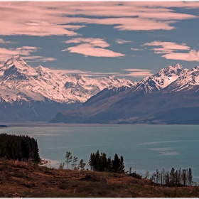 Pukaki Lake & Mt. Cook, Mackenzie, NZ