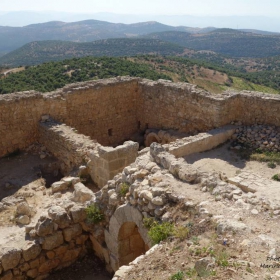 Поглед от стария замък Аджлун (Йордания)