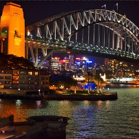 Sydney Harbour Bridge Night view