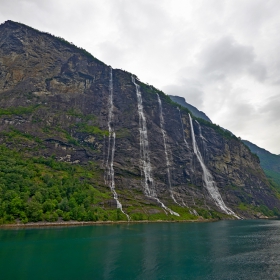 Seven Systers Waterfall,Geiranger Fjord,Norway