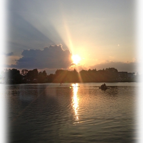 Sunset at Lake George