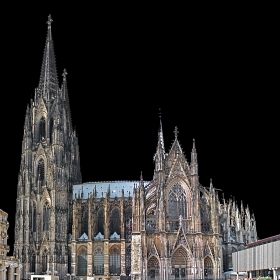 Една кратка фоторазходка в и около Катедралата в Кьолн (Koelner Dom) - снимка 1 