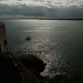 Поглед от кулата на Fort la Latte