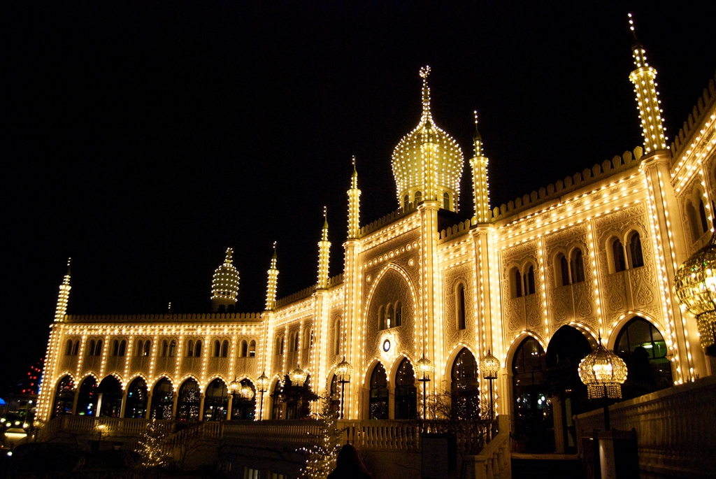 Temple in Lights - Tivoli Copenhagen 
