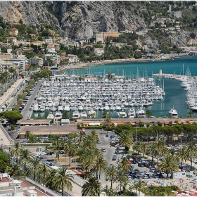 Тhe port of Menton