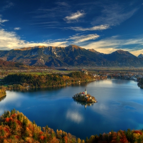 Bled lake... over the autumn...