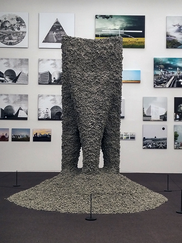 Rock Print, Architectural installation at the inaugural Chicago Architecture Biennial