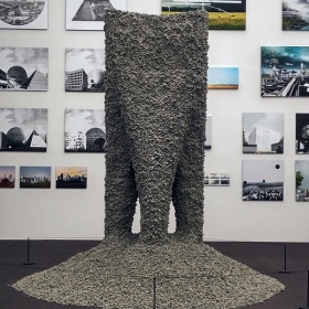 Rock Print, Architectural installation at the inaugural Chicago Architecture Biennial