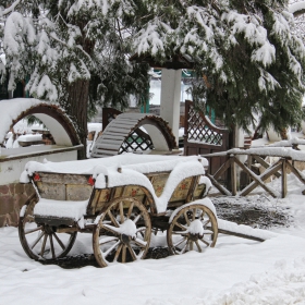 Заснежената каручка