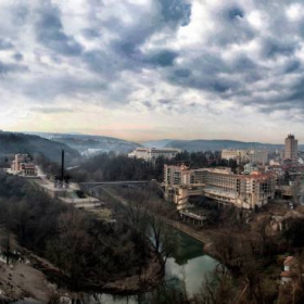 Велико Търново - панорама от 9 кадъра