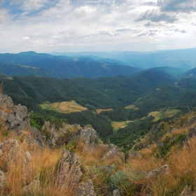 Панорама от връх Голица