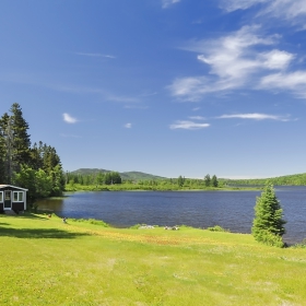 Parlin Pond, Maine, USA