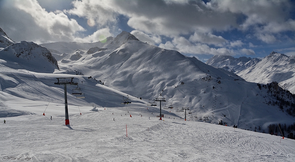 По пистите на Silvretta Alps
