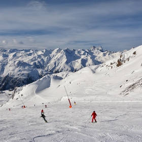 По пистите на Silvretta Alps