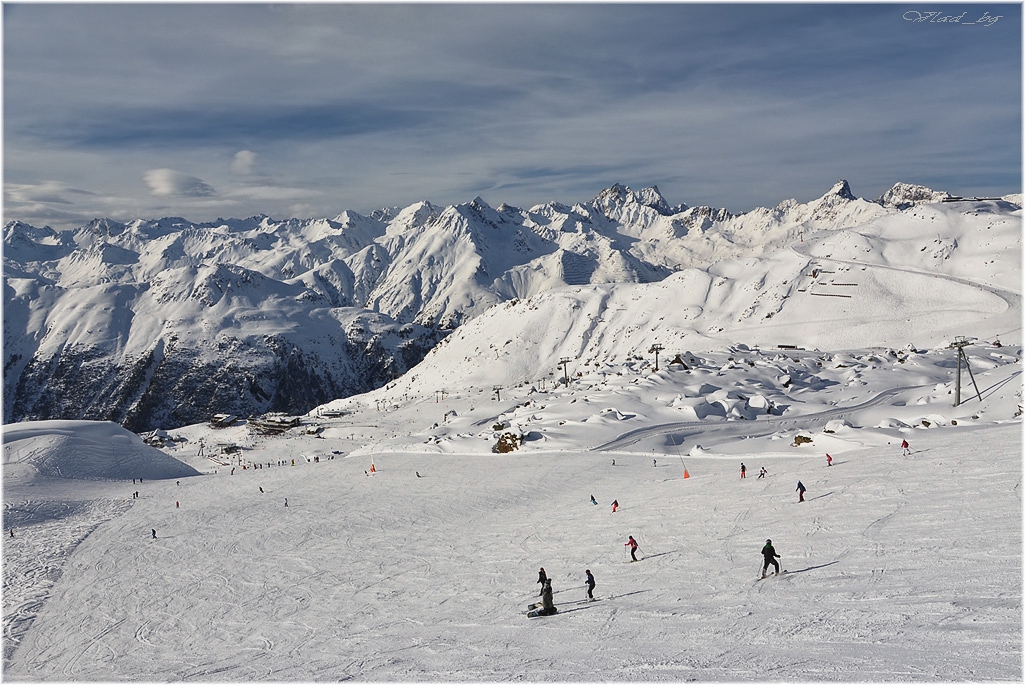 По пистите на Silvretta Alps