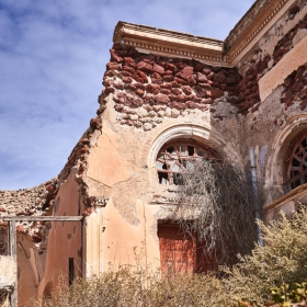 The ruins of Oia