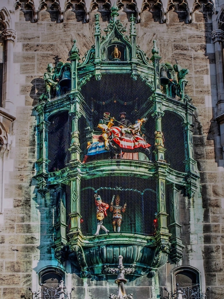 Glockenspiel на кметството в Мюнхен