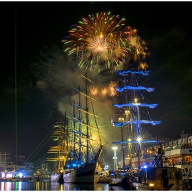 Огнено шоу за края на Tall Ships 2016