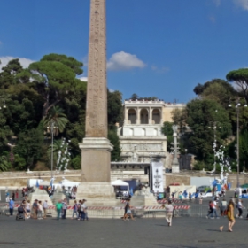 Piazza del Popolo - панорамно