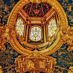 Мюнхен - Ornate Chapel - Богато украсен параклис - свод и купол