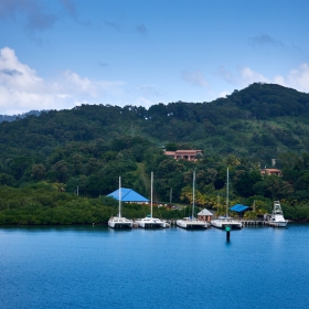 Jolly Rogger Marina,Roatan,Honduras