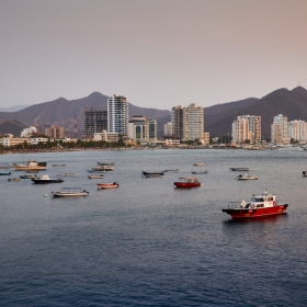 Sunset over Santa Marta