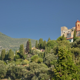 Karolingan castle, Roquebrune-Cap-Martin, France