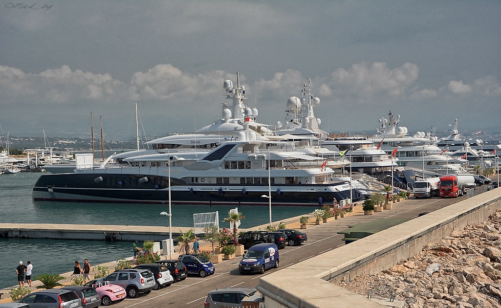Quai des Milliardaires, Antibes, France
