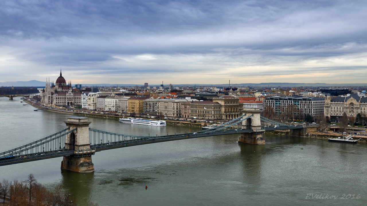 View across the river...