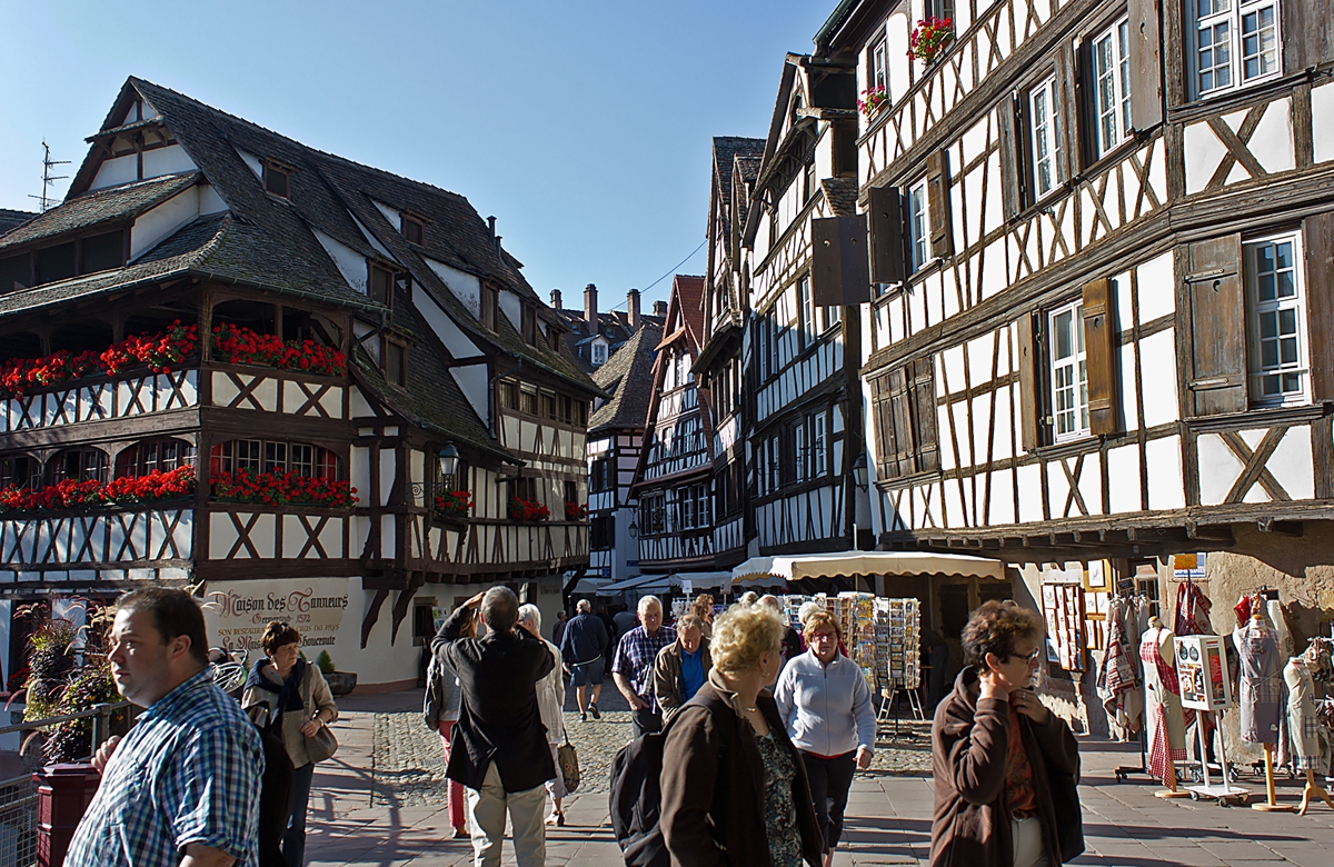 По уличките на La petite France, Strasbourg