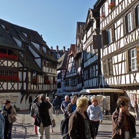 По уличките на La petite France, Strasbourg