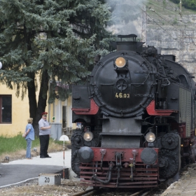 Баба Меца на гара Лакатник