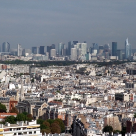 Поглед от високо към la defense