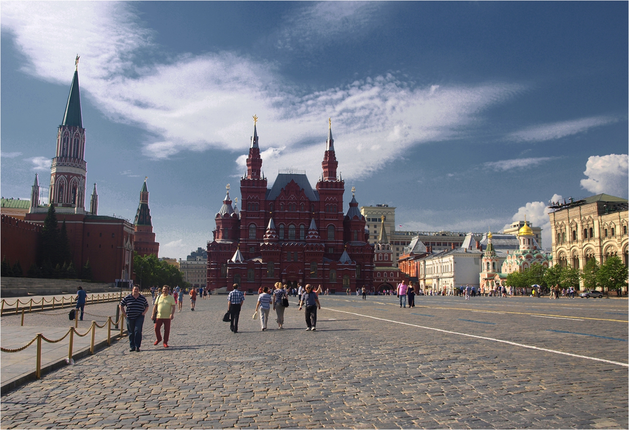 Червеният площад, Москва.