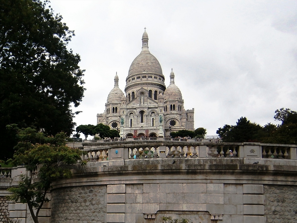 Поглед към  Basilique du Sacre Coeur