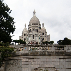 Поглед към  Basilique du Sacre Coeur