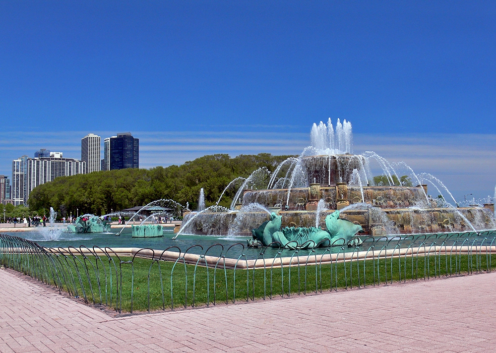 Buckingham Fountain , Grant Park, Chicago