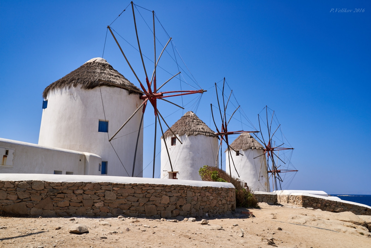 Mykonos windmills