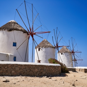 Mykonos windmills