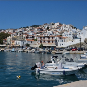 Skopelos town - старото пристанище