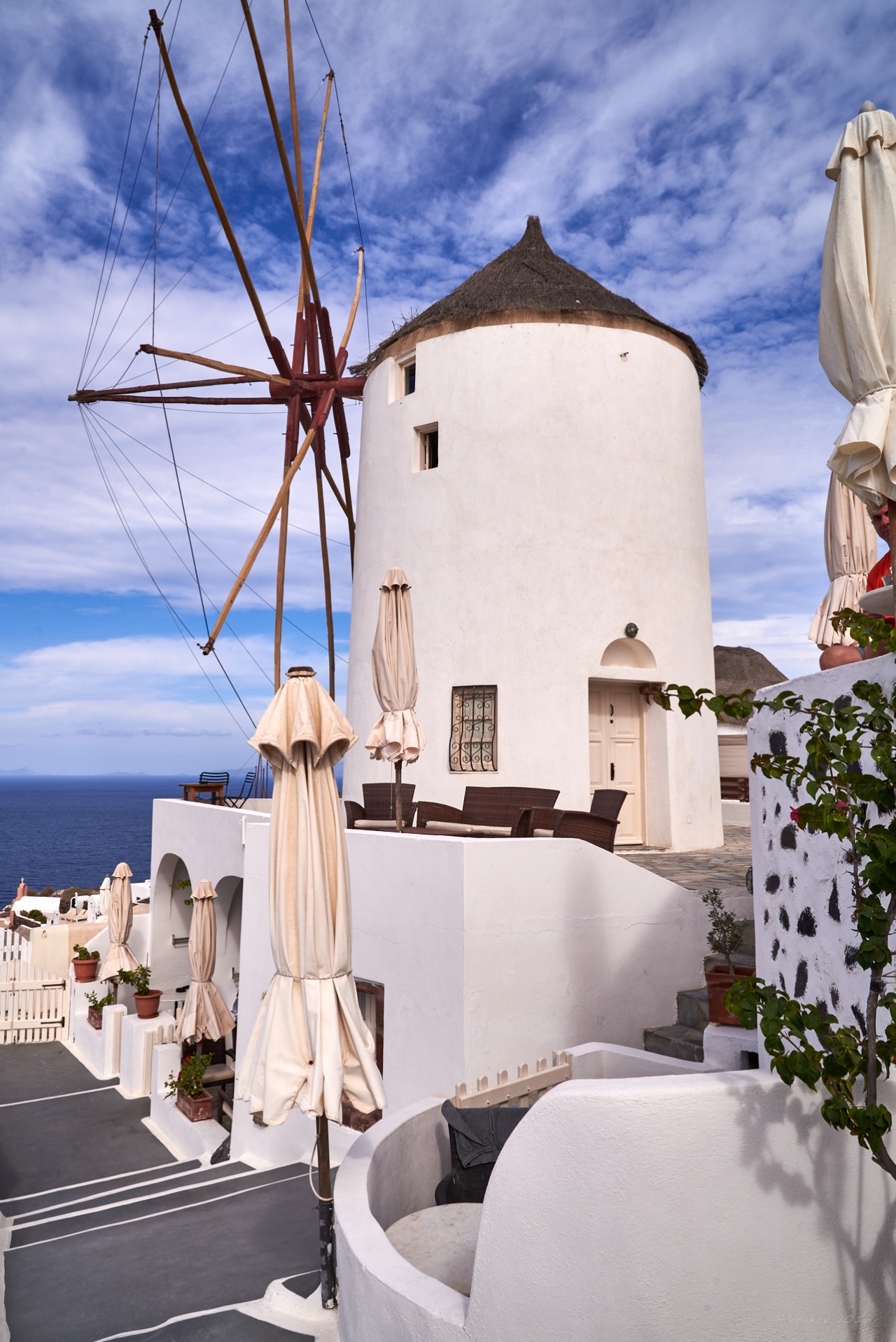 Oia's windmill