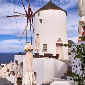 Oia's windmill