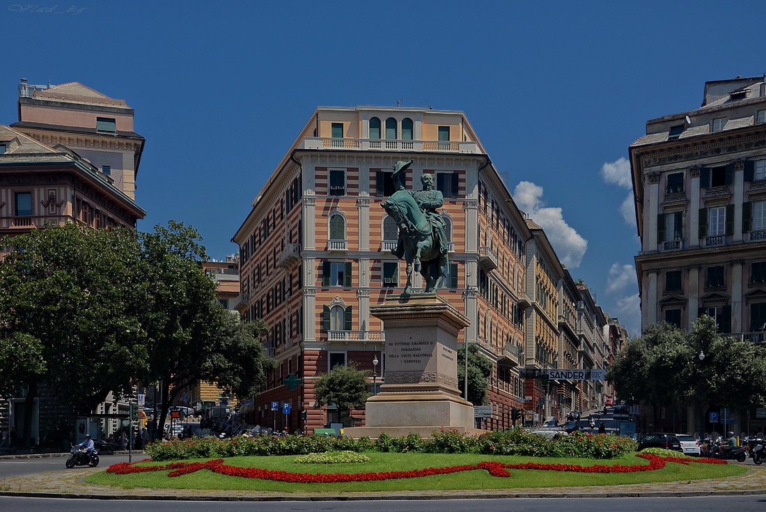 Piazza Corvetto _ Vittorio Emanuele II, Genua