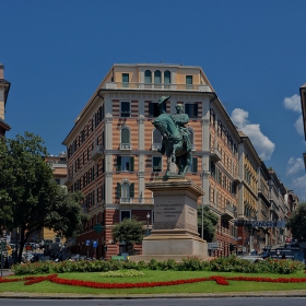 Piazza Corvetto _ Vittorio Emanuele II, Genua